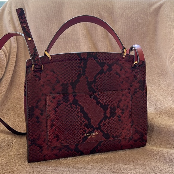 Kate Spade Snake Embossed Satchel - Picture 2 of 16